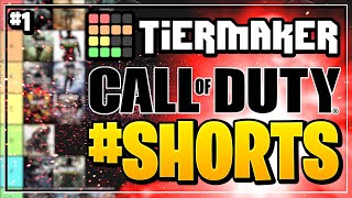 RANKING EVERY CALL OF DUTY! (Tier List) | Tier List Shorts