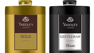 Yardley London - Gold Deodorizing Talc for Men, 250g And Yardley London Gentleman Talcum Powder 250g