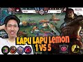 RRQ VS EVOS SG MATCH 3 I BUILD TERBADAK LAPU LAPU (15M) LEMON DI M2 2021 I 1 VS 5 GASSS !!!