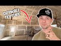 APPLYING Drywall Texture For BEGINNERS