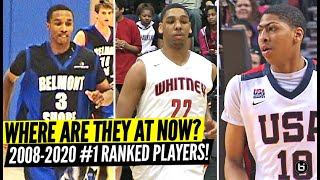 Every #1 Ranked HS Player of The Decade & Where Are They Now!