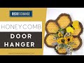 10 MINUTE Honeycomb Door Hanger Tutorial from DamonsWreathKits.com! | DecoExchange Live Replay