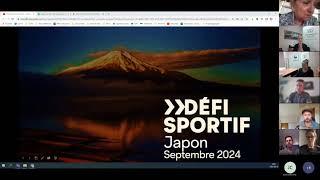 Séance d'information Défi sportif - Japon 2024