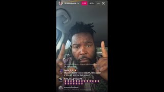 Dr Umar Johnson responded to the RACIST allegations  | IG LIVE 7/18/24