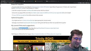 RGH3 Trinity Xbox 360 How To Guide.  RGH (not JTAG) with 2 wires and NO GLITCH CHIP!