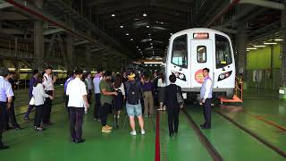 桃園捷運 京成電鐵締結友好 彩繪直達車 桃園機場捷運 青埔機廠