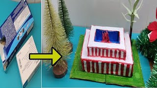 Navaratri golu decoration ideas|Diy Pond|Navarathri Golu Theme |Cardboard box Craft pond|diy kulam