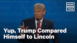 President Trump Compares Himself to Abraham Lincoln | NowThis