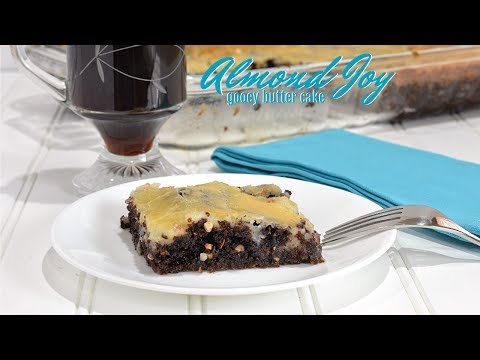Almond Joy Gooey Butter Cake Almond Joy Gooey Butter Cake