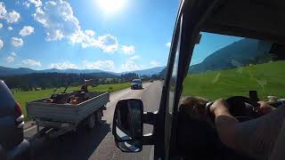 NALA and I driving along 😻 (Austria)