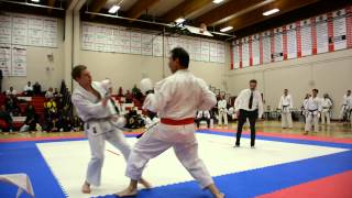 ISKF 2014 Alberta Provincial Black Belt Kumite -Jim \u0026 Rob