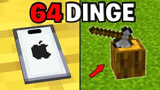 64 DINGE in MINECRAFT die du wirklich BAUEN kannst!