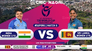 Live: India w u19 vs sri lanka w u19 | ind w u19 vs sl w u19 | #indwu19vsslwu19 | #u19worldcup