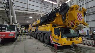 Maxims Liebherr LTM 1750-9.1 getting prepped for lift