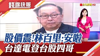 AI玩完了?廣達股價大震盪 林百里說:安啦!　台達電:AI商機還是燙｜主播 賴家瑩｜【錢線快報】20230801｜非凡財經新聞