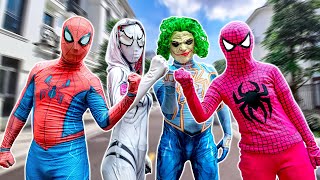 What If 10 SPIDER-MAN in 1 HOUSE ??? | When Bad guy Jocker reformed? How to beco
