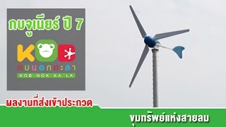 กบจูเนียร์ปี 7 : ผลงานที่เข้าประกวด ภาคใต้ | ขุมทรัพย์แห่งสายลม ร.ร.จุฬาภรณราชวิทยาลัย นครศรีธรรมราช