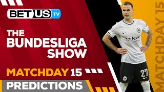 Bundesliga Picks Matchday 15 | Bundesliga Odds, Soccer Predictions & Free Tips
