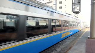 南海12000系12002F+9000系9503F　特急サザン 和歌山市行き　天下茶屋駅3番のりば到着　2025年1月23日撮影