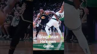 D.green offense foul and sit bench(그린파울시작). #shorts #nba #gsw #celtics #draymondgreen #쇼츠