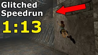 TR1R: Caves Glitched Speedrun - 1:13 [WR]