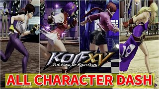 【KOF15】全キャラ ダッシュ集 -ALL CHARACTER DASH-【KOF XV】