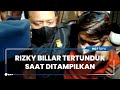 Momen Rizky Billar tertunduk saat Ditampilkan di Depan Umum, Pasca Ditetapkan sebagai Tersangka KDRT