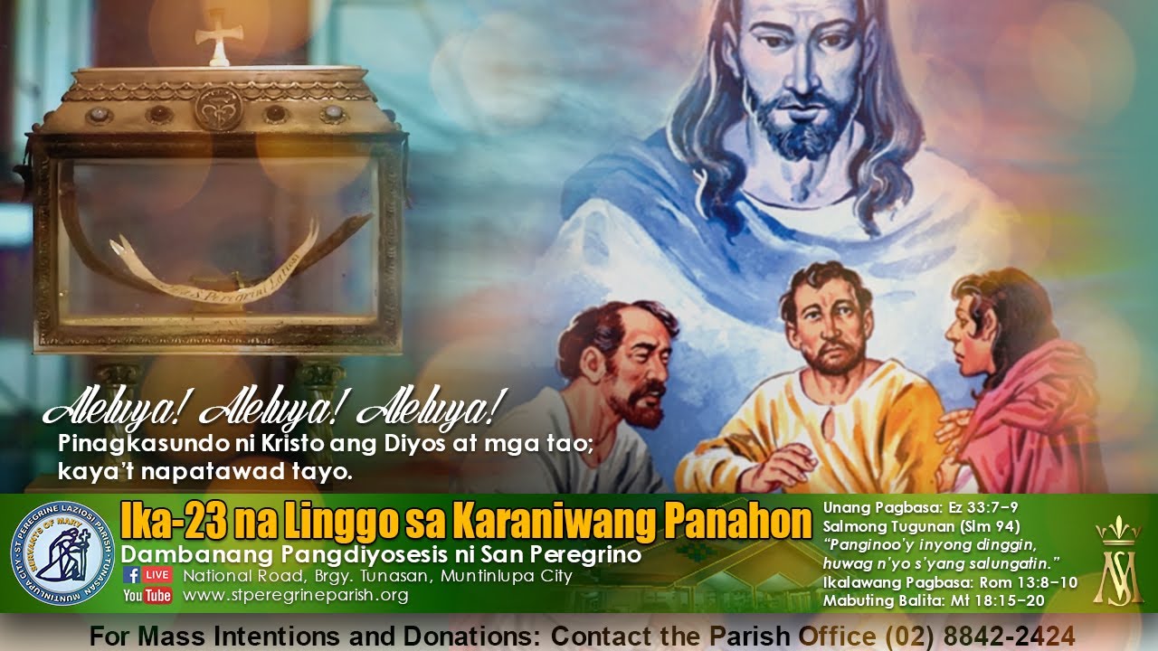 2PM Healing Mass Ika-23 Linggo Sa Karaniwang Panahon - Setyembre 10 ...