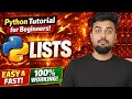 #39 Python Tutorial for Beginners | List | Session 1 | Hindi