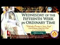 Our Lady of Sorrows Parish | Wednesday of the Fifteenth Week in Ordinary Time | July 17, 2024 6AM