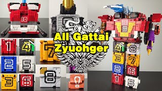 DX Zyuohger All Gattai - Doubutsu Sentai - Power Rangers - Đồ Chơi Siêu Nhân Thú Vương - Review Toy