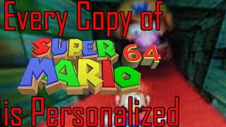 "Every Copy of Super Mario 64 is Personalized" Creepypasta