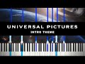 Universal Pictures Intro (2012) - Piano Tutorial