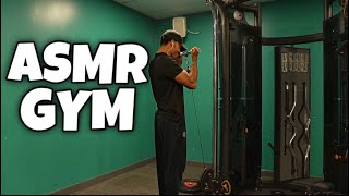 ASMR At The GYM Lifting Weights (Whispers \u0026 Tingles)