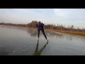 schaatsen op natuurijs 6 december 2016. locatie tussen de venen in muntendam