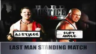 AJ Styles Vs. Kurt Angle | Hard Justice 2008 | Highlights |