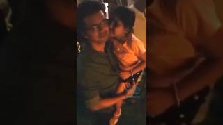 Vijay uncle உங்களுக்கு ஒரு Kiss கொடுக்கிறேன் 😍 Thalapathy Vijay's cute little girl fan ❤️