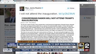 Maryland Rep. Jaime Raskin to skip inauguration