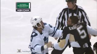 Colton Orr vs Deryk Engelland Oct 13, 2010