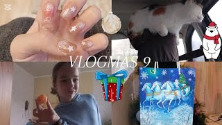 🎁 VLOGMAS 9 🎁 ЗАБИРАЮ ПОДАРКИ с ВБ❄️ НОВЫЙ МАНИКЮР 💅 НАРЯЖАЕМ ЁЛКУ БАБУШКЕ 🎄