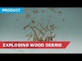 Exploding Wood Debris Stock Footage Now Available | ActionVFX