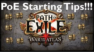 PoE League Start Tips 3.1.0