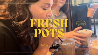 Morning Coffee Vlog~ Fresh Pots (+ Haul )