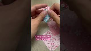Beautiful Cherry Blossom Origami Paper Crane Folding Asmr Relaxing Sounds