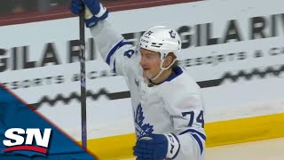 Maple Leafs' McMann Stays Hot, Tucks Home Cheeky Redirect To Open Scoring Early