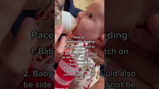 Paced Bottle Feeding How To
