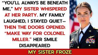 "You'll Always Be Beneath Me" My Sister Whispered —Then A Military Escort Drove Me To My Private Jet