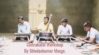 Thakarwadi Pinguli Adivasi Kalagram.Shri.Shivdaskumar Masge,Chitrkathi workshop,Kalasutri bahulya.