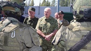 Лукашенко посетил погранзаставу \