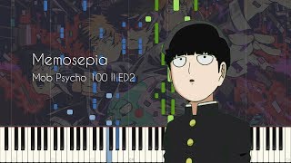 メモセピア「モブサイコ100 II ED2」ピアノ